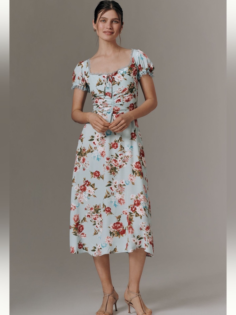 Anthropologie Printed Midi Dress